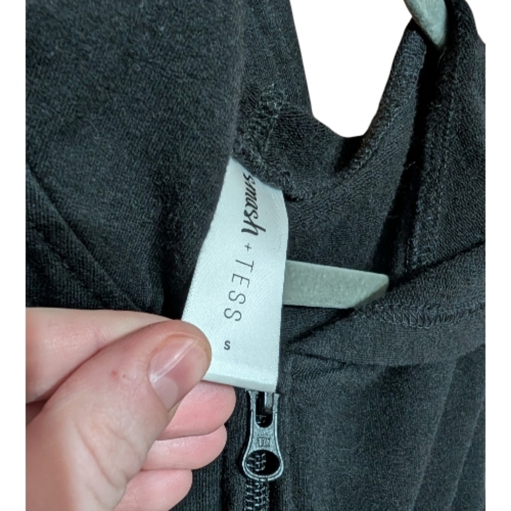 Smash + Tess Harris Hoodie Romper Black Size S - Picture 4 of 6